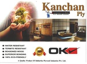 KANCHAN PLY (and logo) trademark logo