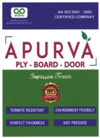 APURVA (and logo) trademark logo