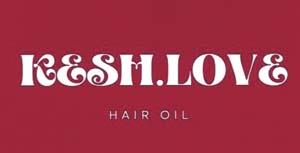 KESH LOVE (and logo) trademark logo