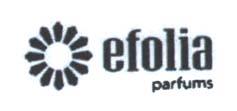 EFOLIA PARFUMS (and logo) trademark logo