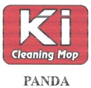 KI CLEANING MOP PANDA (and logo) trademark logo