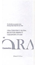 NK ORA COSMETICS (and logo) trademark logo