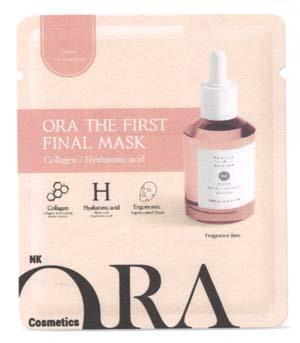 NK ORA COSMETICS (and logo) trademark logo