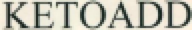 KETOADD (and logo) trademark logo