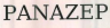 PANAZEP (and logo) trademark logo