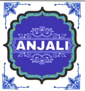 ANJALI (and logo) trademark logo