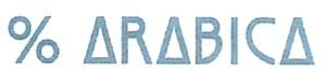 % ARABICA (and logo) trademark logo