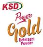 KSD POWER GOLD DETERGENT POWDER (and logo) trademark logo