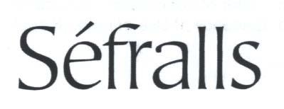 Sefralls (and logo) trademark logo