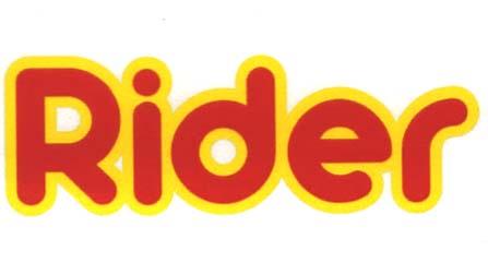 RIDER (and logo) trademark logo