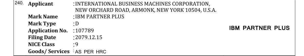 Original bulletin entry for IBM PARTNER PLUS
