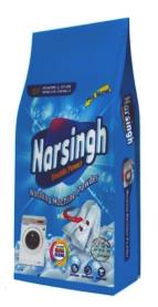 NARSINGH DOUBLE POWER WASHING MACHINE POWDER (and logo) trademark logo