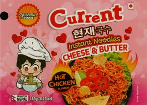 CURRENT CHEESE & BUTTER (and logo) trademark logo