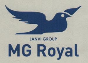 JANVI GROUP MG ROYAL (and logo) trademark logo