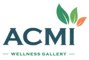 ACMI WELLNESS GALLERY (and logo) trademark logo