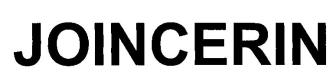 JOINCERIN (and logo) trademark logo