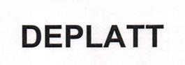 DEPLATT (and logo) trademark logo