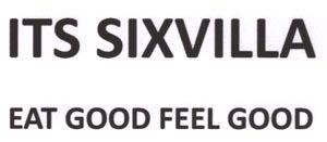 ITS SIXVILLA EAT GOOD FEEL GOOD (and logo) trademark logo