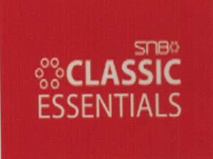 SNB CLASSIC ESSENTIALS (and logo) trademark logo