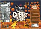 2PM PREMIUM CHEESE BALLS (and logo) trademark logo