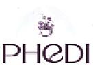 PHEDI (and logo) trademark logo