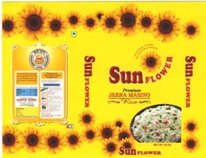 SUN FLOWER (and logo) trademark logo