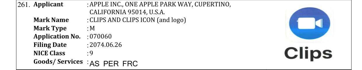 Original bulletin entry for CLIPS AND CLIPS ICON (and logo)