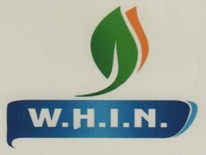 W.H.I.N. (and logo) trademark logo
