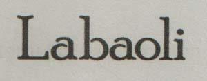 Labaoli (and logo) trademark logo