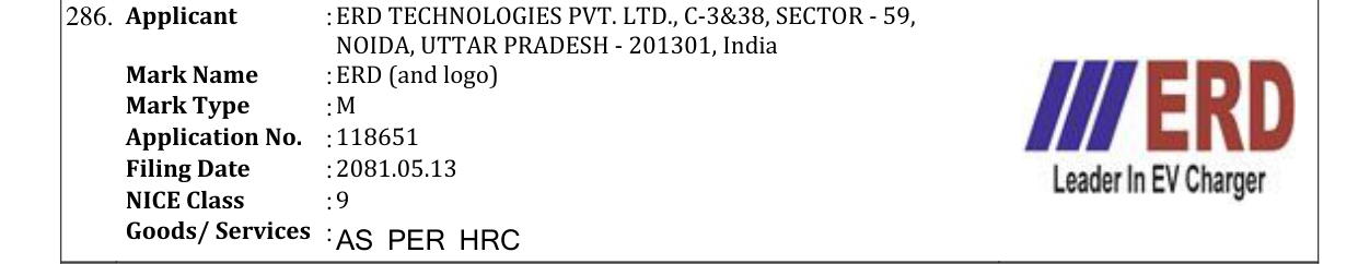 Original bulletin entry for ERD (and logo)