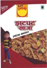 S. FOOD LAXMI JHATPAT KHAJA (and logo) trademark logo