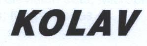 KOLAV (and logo) trademark logo