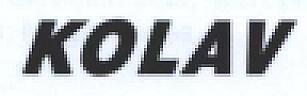 KOLAV (and logo) trademark logo
