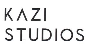 KAZI STUDIOS (and logo) trademark logo