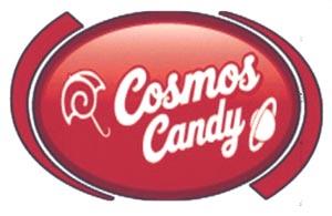 COSMOS CANDY (and logo) trademark logo