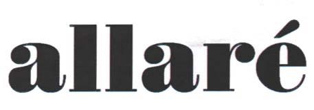 ALLARE (and logo) trademark logo