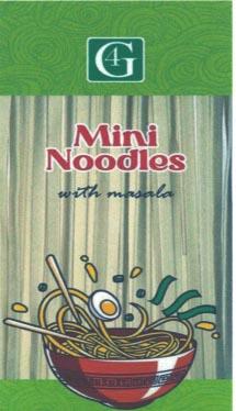 G4 MINI NOODLES (and logo) trademark logo
