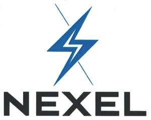 NEXEL (and logo) trademark logo