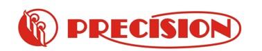PRECISION (and logo) trademark logo