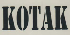 KOTAK (and logo) trademark logo