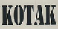 KOTAK (and logo) trademark logo