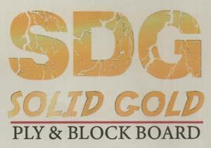 SDG SOLID GOLD (and logo) trademark logo
