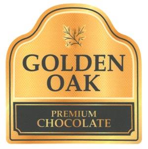 GOLDEN OAK PREMIUM CHOCOLATE (and logo) trademark logo