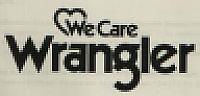 WE CARE WRANGLER (and logo) trademark logo