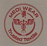 MEDI WEAR (and logo) trademark logo