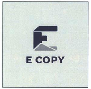 E COPY (and logo) trademark logo