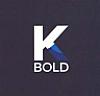 K BOLD (and logo) trademark logo