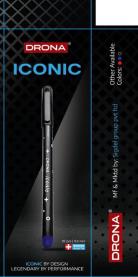 DRONA ICONIC (and logo) trademark logo
