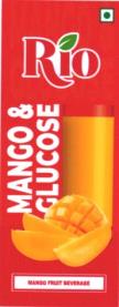 RIO MANGO & GLUCOSE (and logo) trademark logo