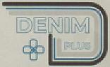 DENIM PLUS (and logo) trademark logo